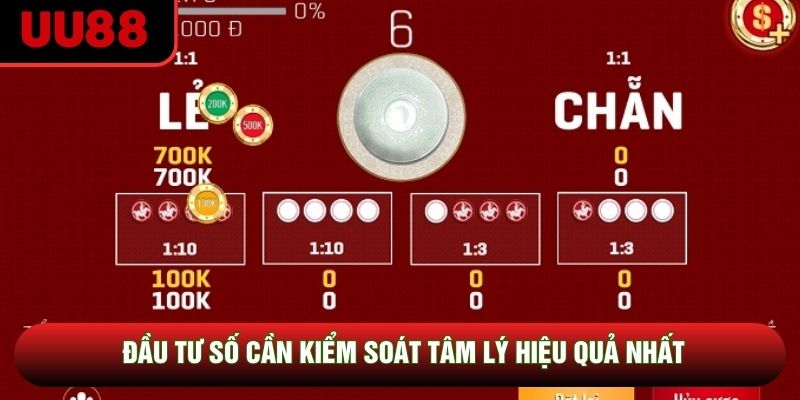 Đầu tư số cần kiểm soát tâm lý hiệu quả nhất