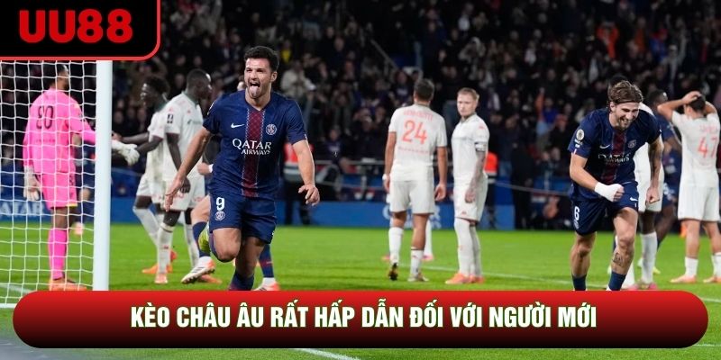 Kèo châu Âu rất hấp dẫn đối với người mới